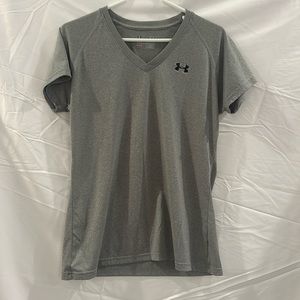 Grey under armour athletic shirt